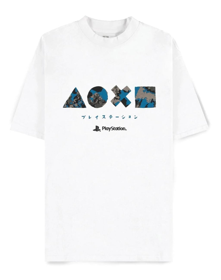 PLAYSTATION - Icons Japan - T-Shirt Loose Fit Homme (M)