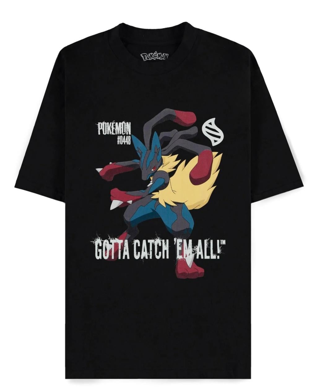 POKEMON - Mega Lucario - T-Shirt Loose Fit Homme (XL)