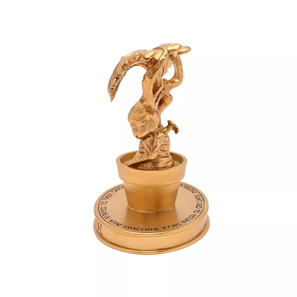 HARRY POTTER - Mandragore - Figurine Doré 18cm