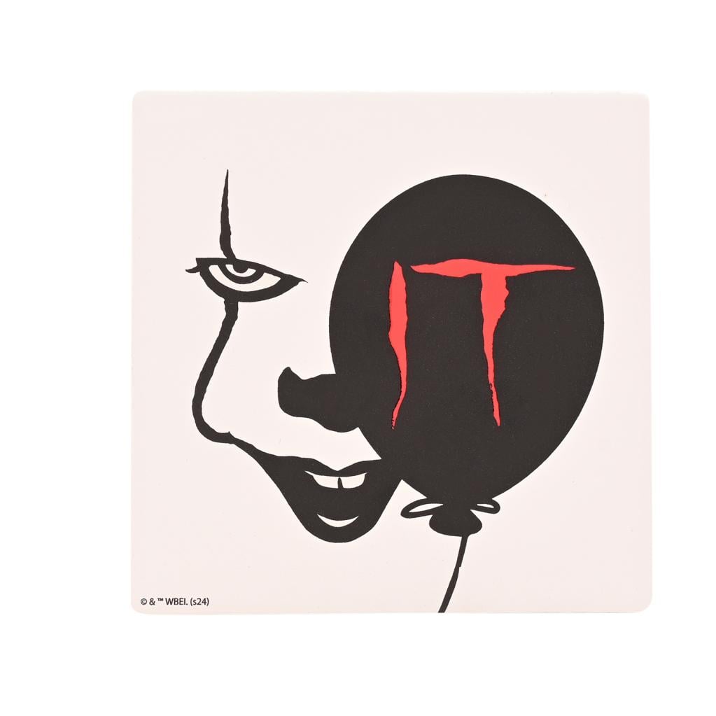 ÇA - Pennywise & Ballon - Sous Verre Carré en Céramique
