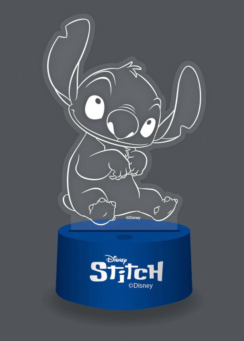 STITCH - Lampe 3D RGB avec Télécommande