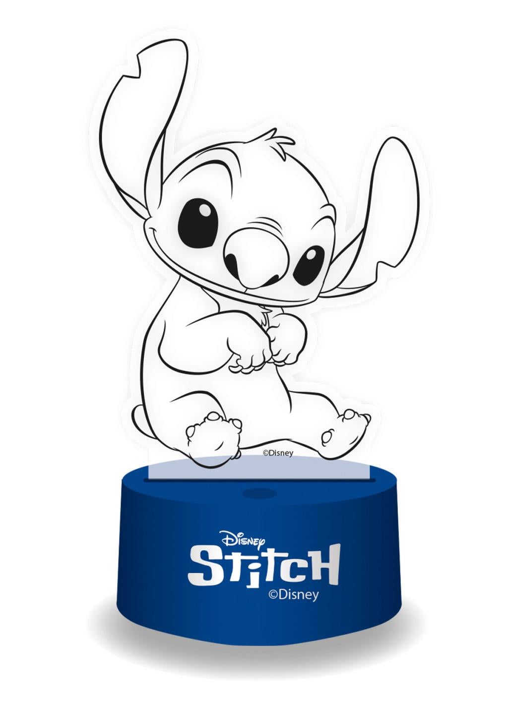 STITCH - Lampe 3D RGB avec Télécommande