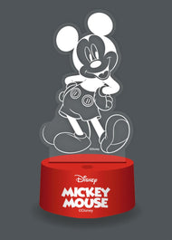 MICKEY - Lampe 3D RGB avec Télécommande