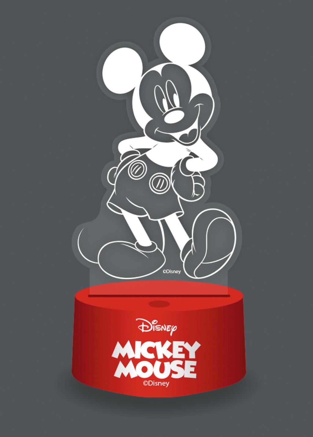 MICKEY - Lampe 3D RGB avec Télécommande