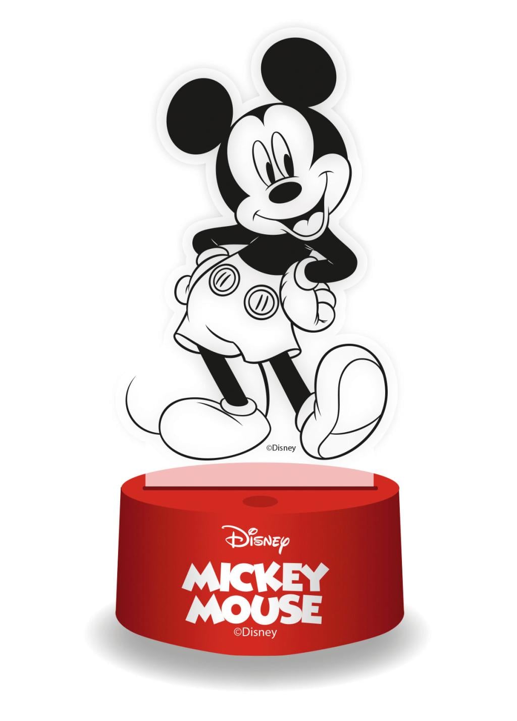 MICKEY - Lampe 3D RGB avec Télécommande