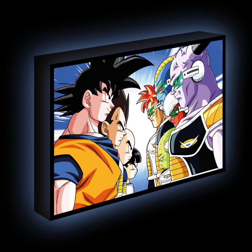 DRAGON BALL Z - Face Off - Canvas Lumineux 40X30 Cm