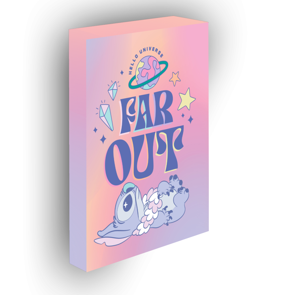 STITCH - Far Out - Canvas Lumineux 40x30cm