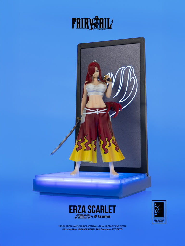 FAIRY TAIL - Erza Scarlet - Figurine Neon by Tsume 25cm