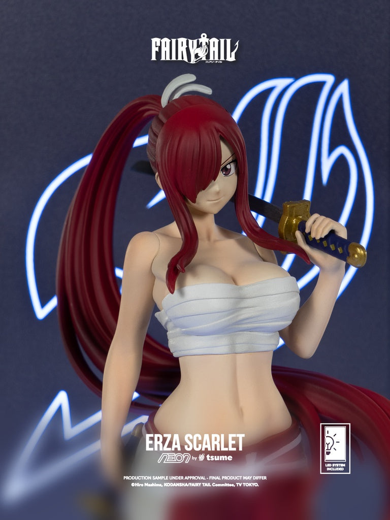 FAIRY TAIL - Erza Scarlet - Figurine Neon by Tsume 25cm