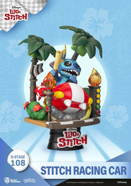LILO AND STITCH - Stitch Racing Car - Statuette PVC Diorama 15cm