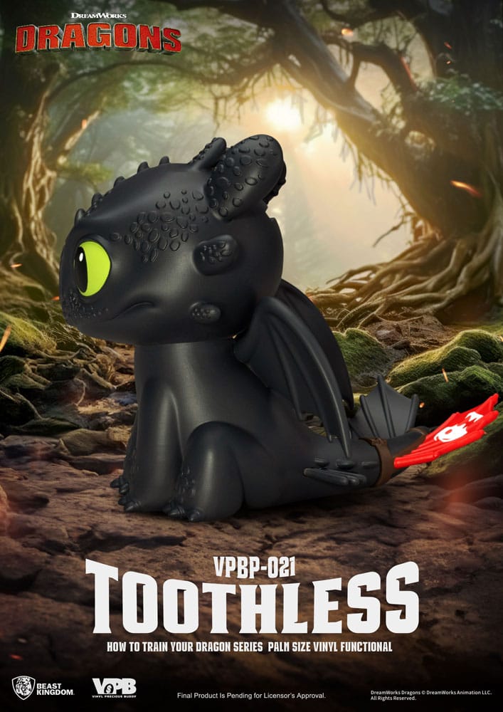 DRAGON - Krokmou - Tirelire Vinyl Figure 12cm