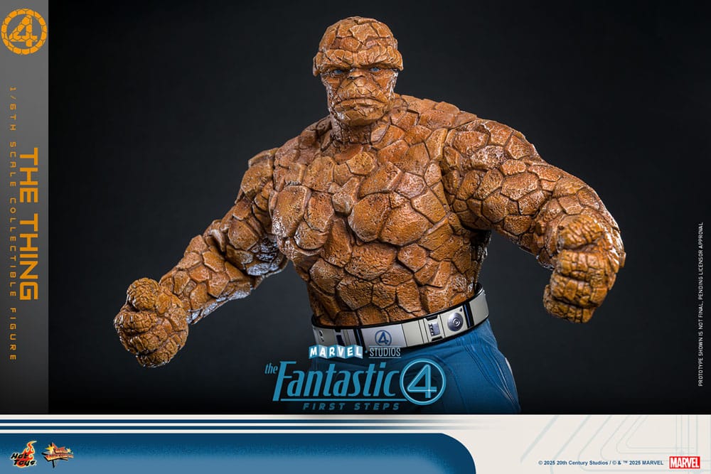 Les Quatre Fantastiques : Premiers pas figurine Movie Masterpiece 1/6 The Thing 31 cm