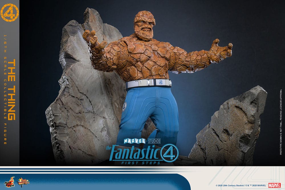Les Quatre Fantastiques : Premiers pas figurine Movie Masterpiece 1/6 The Thing 31 cm