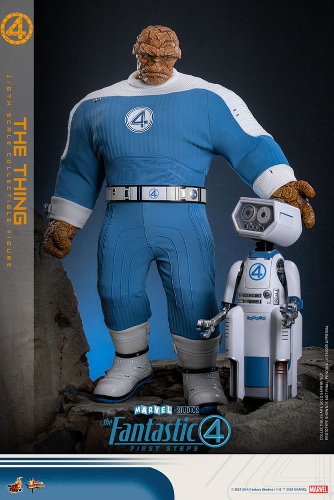 Les Quatre Fantastiques : Premiers pas figurine Movie Masterpiece 1/6 The Thing 31 cm