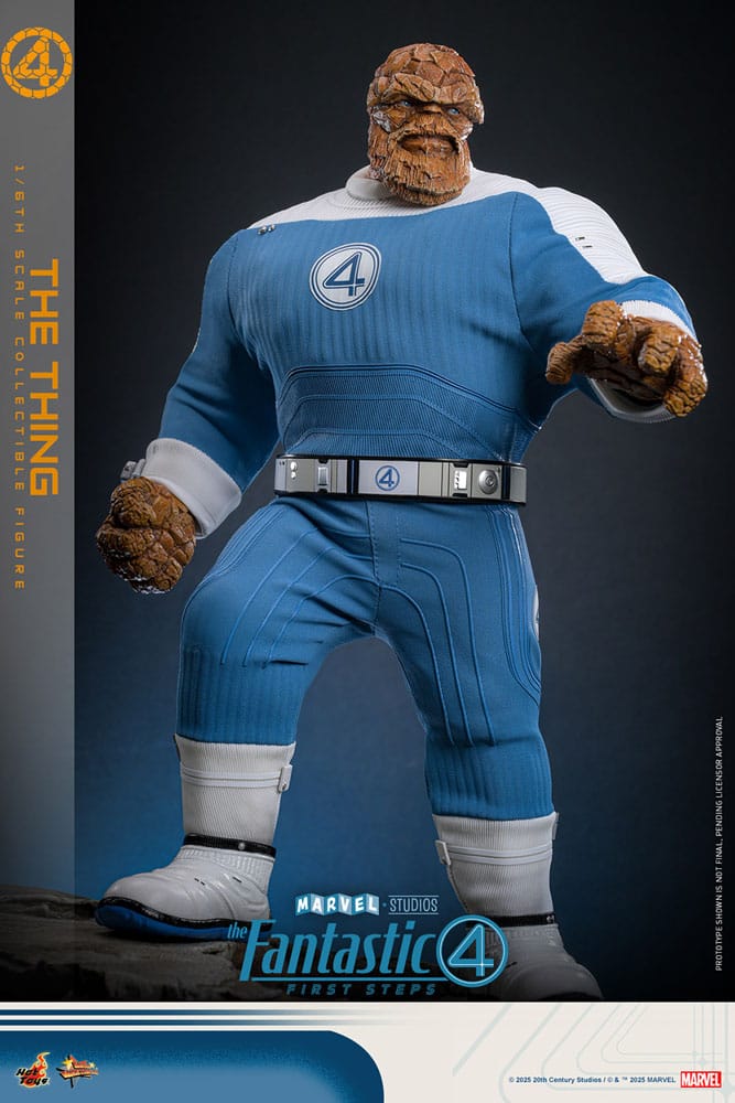 Les Quatre Fantastiques : Premiers pas figurine Movie Masterpiece 1/6 The Thing 31 cm