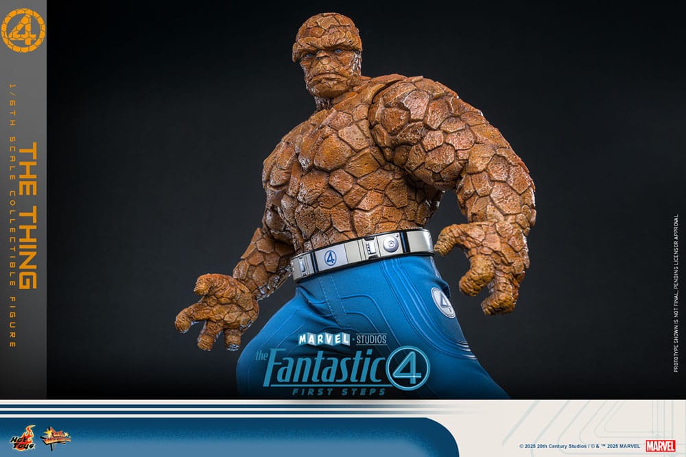 Les Quatre Fantastiques : Premiers pas figurine Movie Masterpiece 1/6 The Thing 31 cm