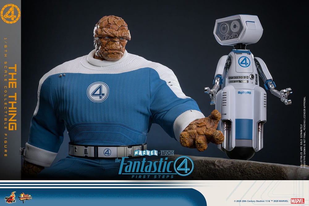 Les Quatre Fantastiques : Premiers pas figurine Movie Masterpiece 1/6 The Thing 31 cm