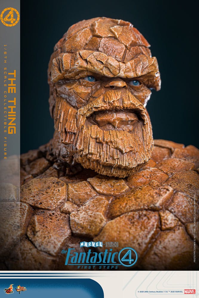 Les Quatre Fantastiques : Premiers pas figurine Movie Masterpiece 1/6 The Thing 31 cm