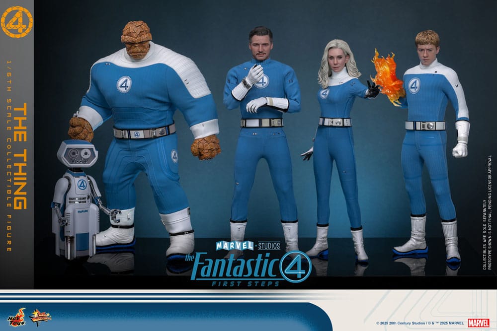 Les Quatre Fantastiques : Premiers pas figurine Movie Masterpiece 1/6 The Thing 31 cm
