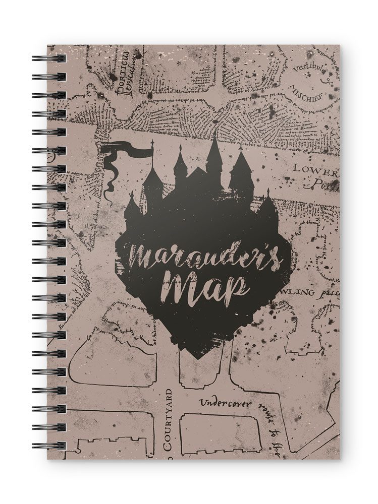 HARRY POTTER - Marauder's Map - Cahier spirale A5